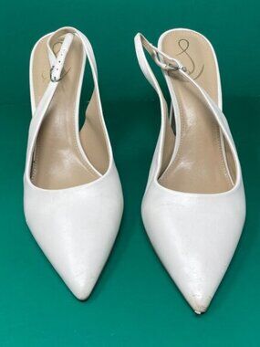 Sam Edelman | Hazel Sling Back Heel in Bright White